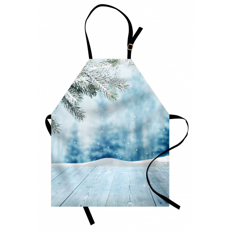 Wood Planks Tree Branch Apron