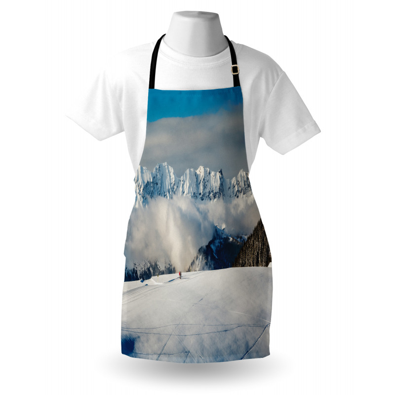 Panoramic Mountains Walk Apron