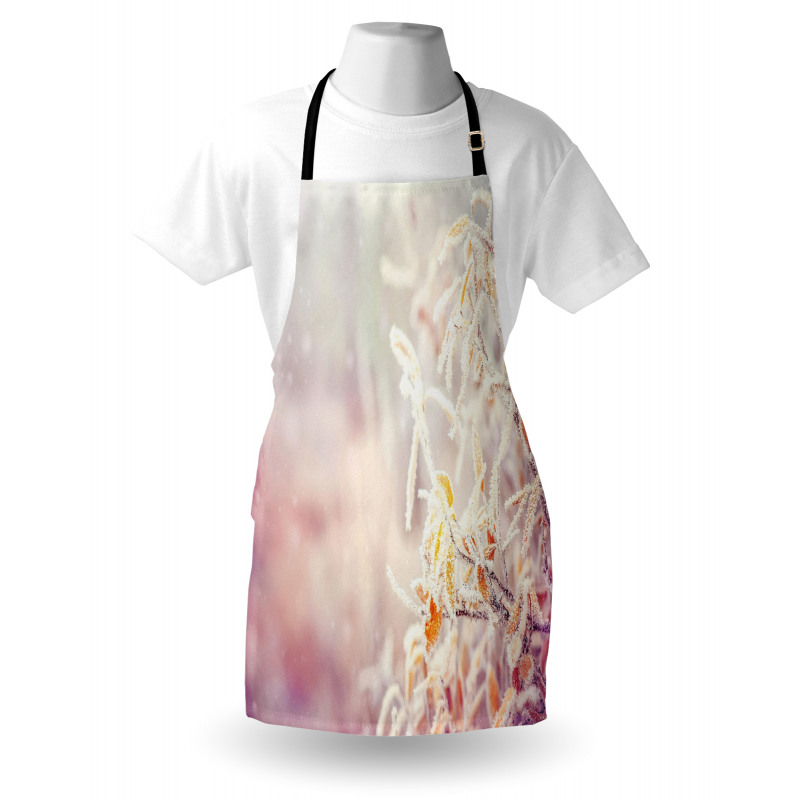 Tree Leaves Snowflakes Apron