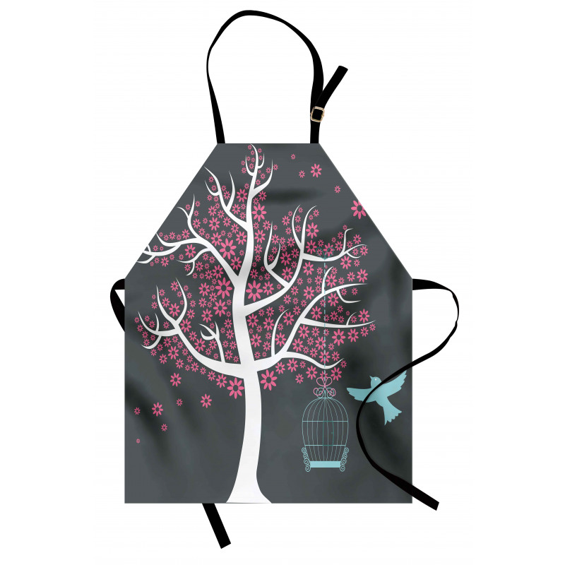 Tree Bitd Cage Leaves Apron