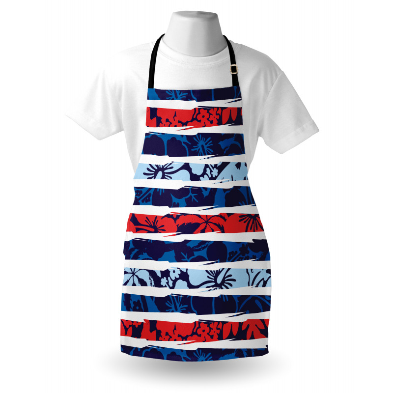 Tropical Hibiscus Beach Apron