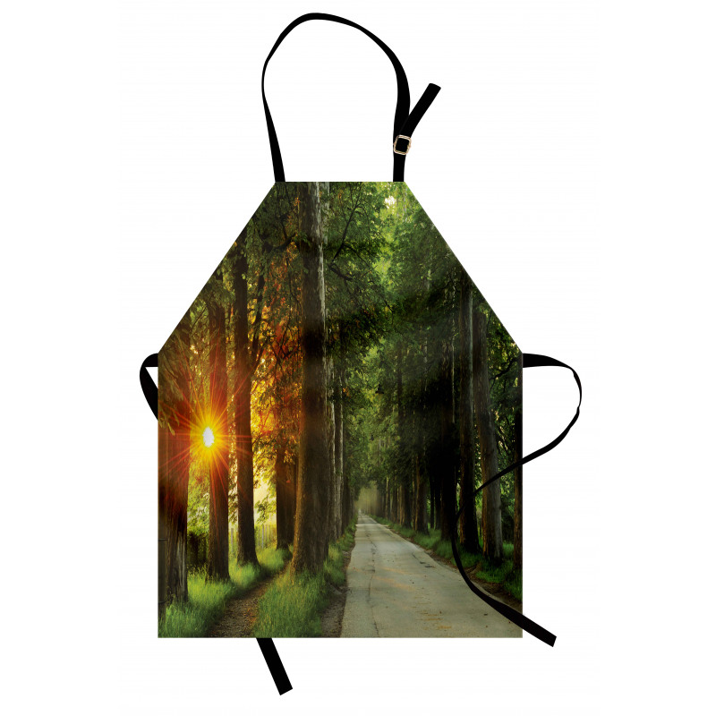 Fresh Morning Scenery Apron