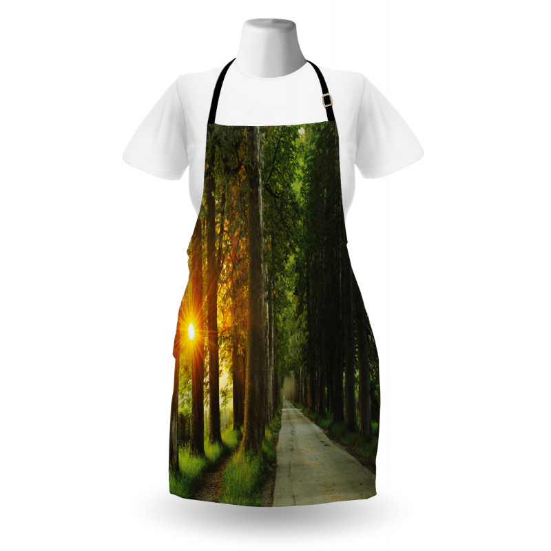 Fresh Morning Scenery Apron