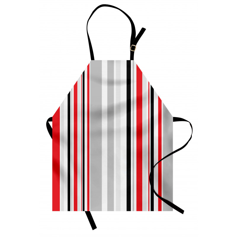 Retro Abstract Lines Apron