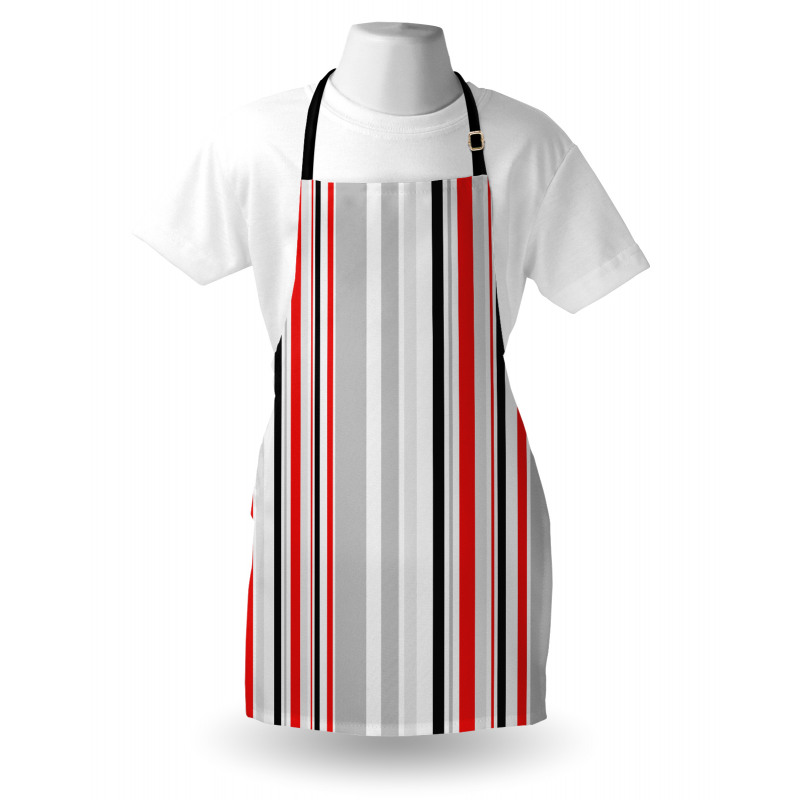 Retro Abstract Lines Apron