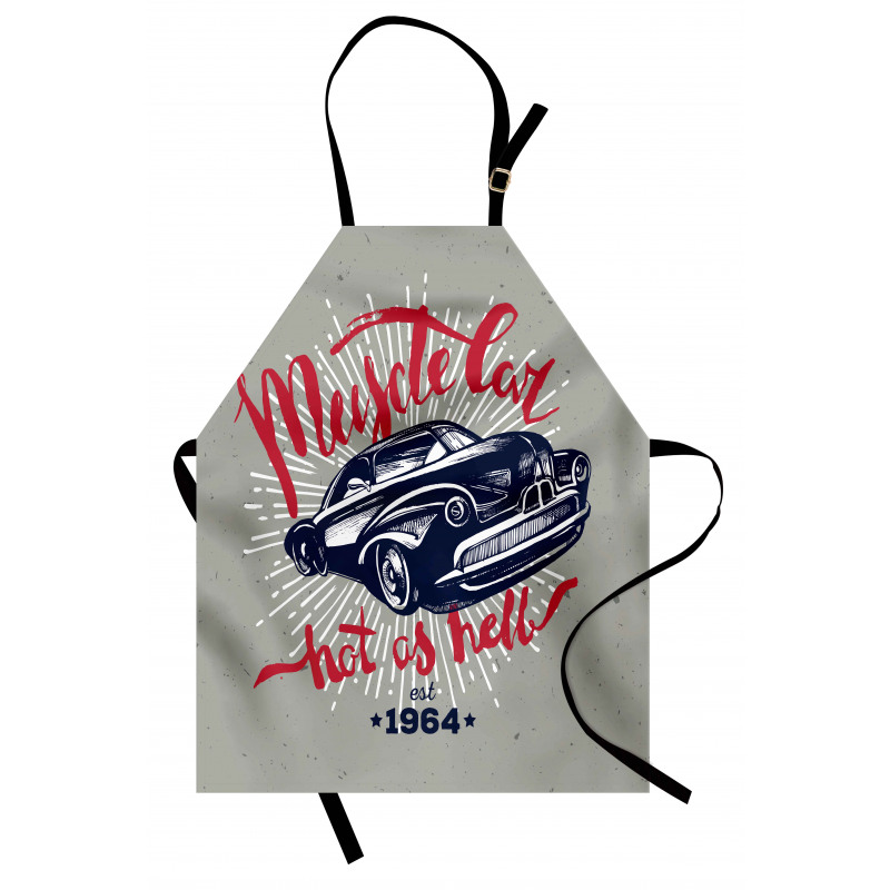 Muscle Car Hot as Hell Apron