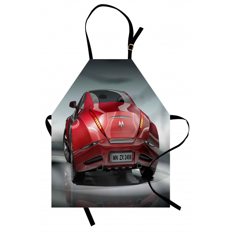 Sports Car Powerful Engine Apron