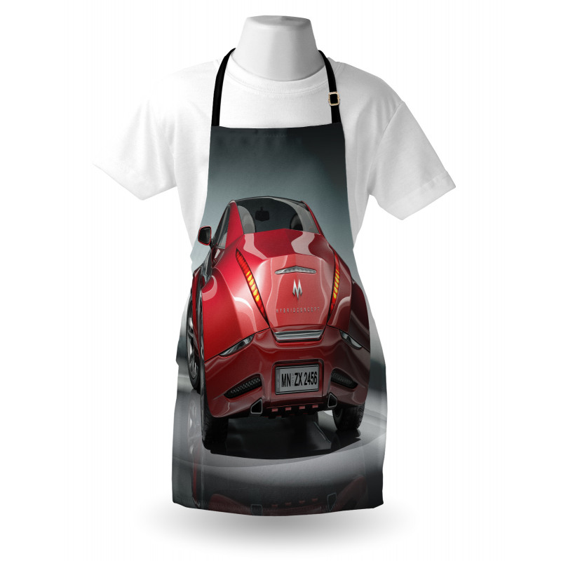 Sports Car Powerful Engine Apron