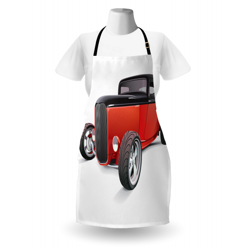 Nostalgic American Wheels Apron