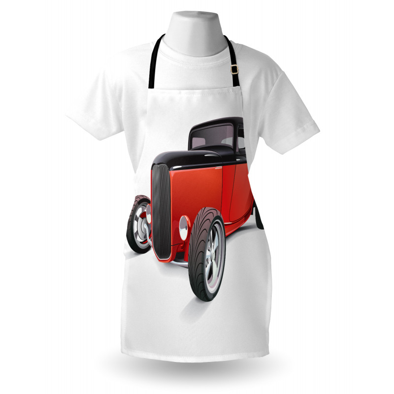 Nostalgic American Wheels Apron