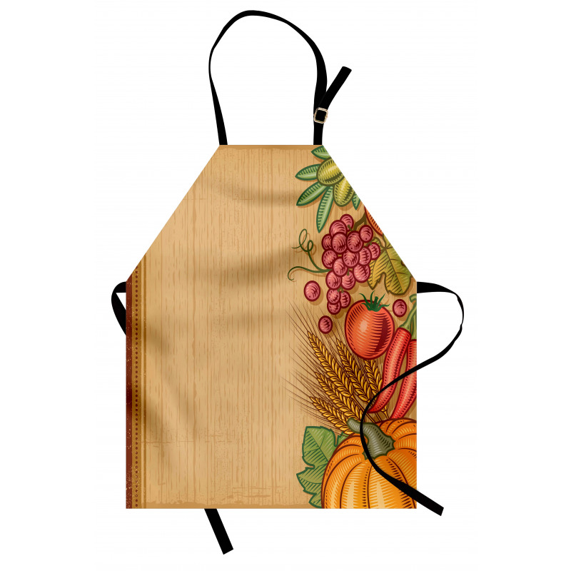 Retro Seasonal Frame Apron