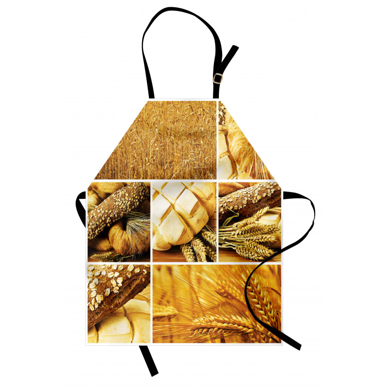 Wheat Stages Collage Apron