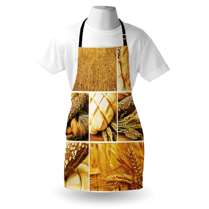 Wheat Stages Collage Apron
