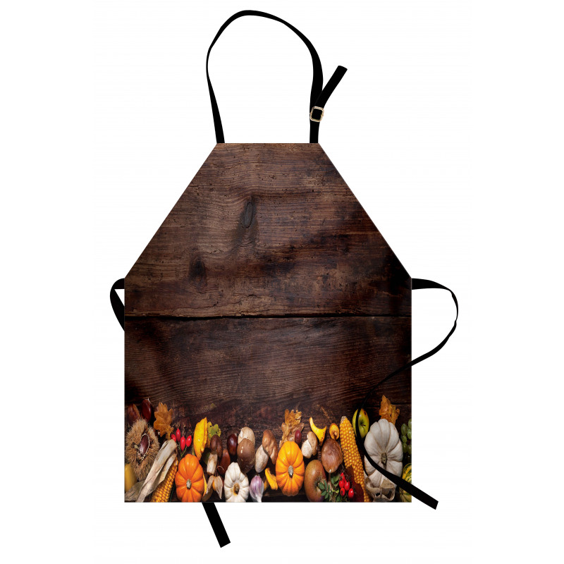 Wooden Table Foods Apron