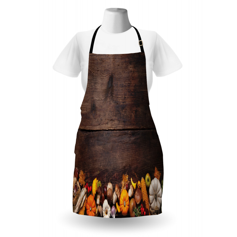 Wooden Table Foods Apron