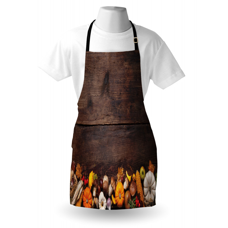 Wooden Table Foods Apron