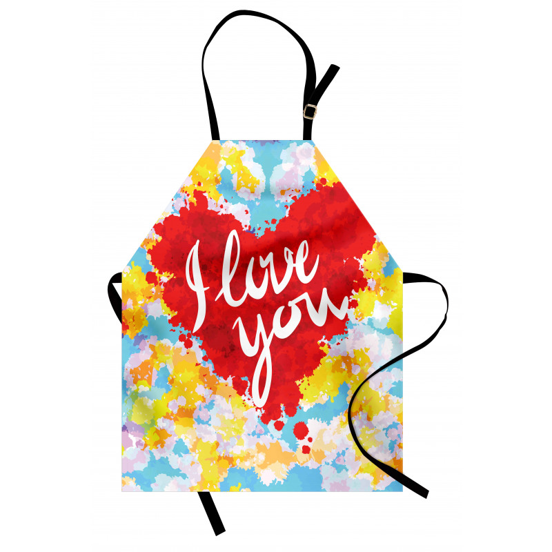 Brushstroke Message Apron