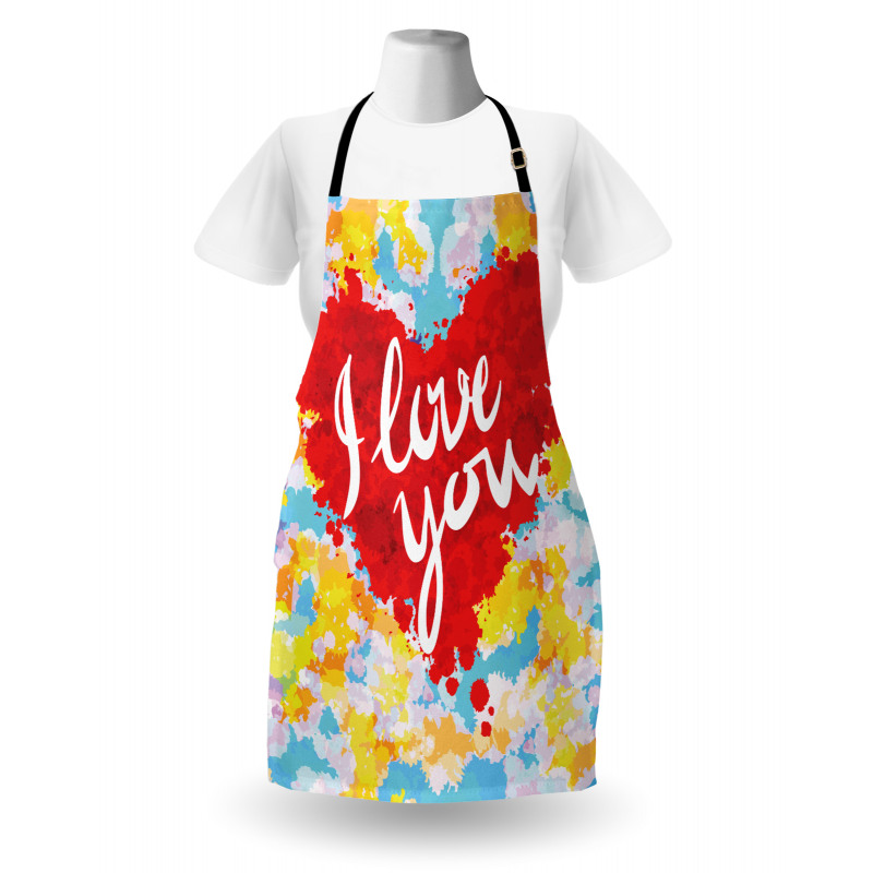 Brushstroke Message Apron