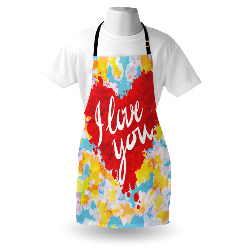 Brushstroke Message Apron