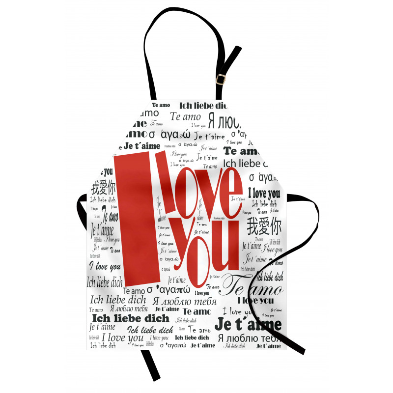 Newspaper Words Apron