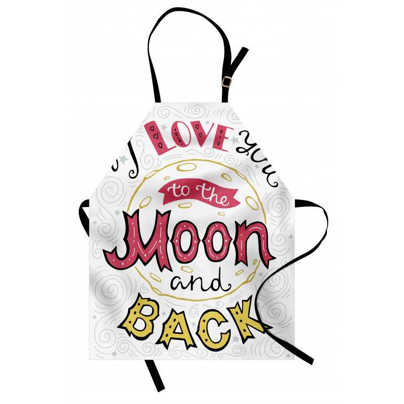 Hand Drawn Phrase Apron