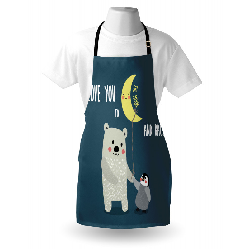 Teddy Bear Penguin Apron