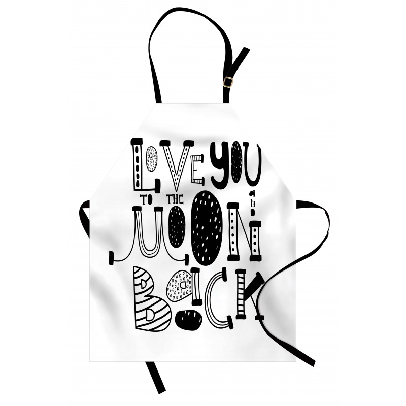 Modern Graphic Love Apron