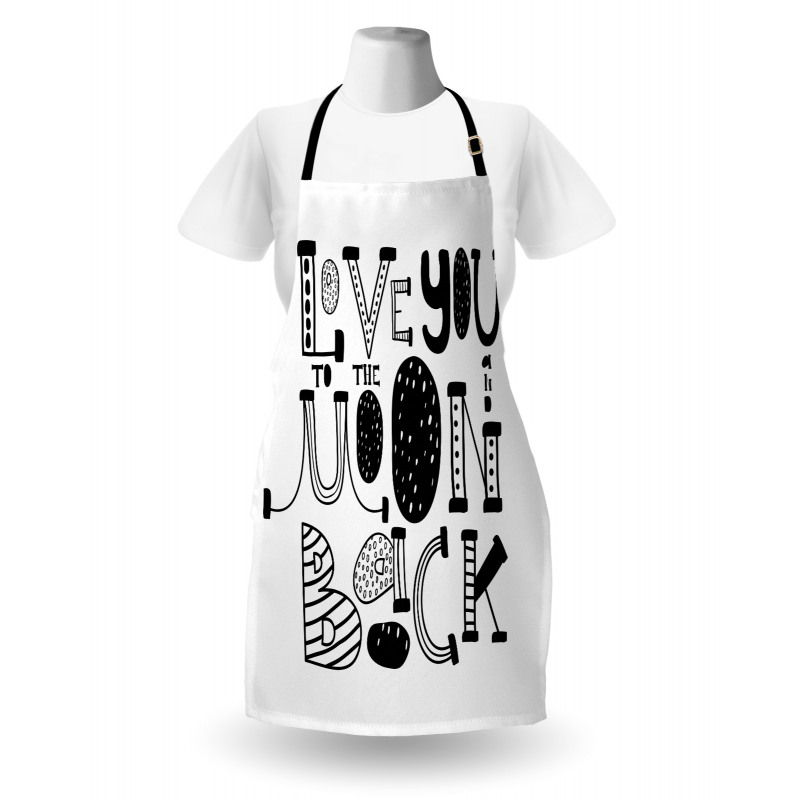 Modern Graphic Love Apron