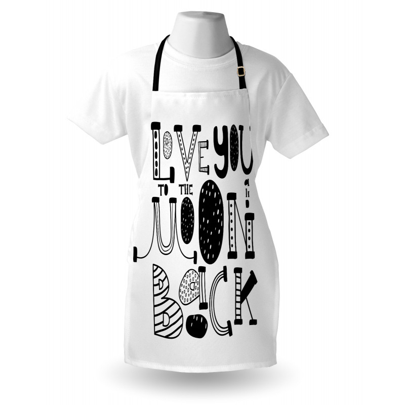 Modern Graphic Love Apron