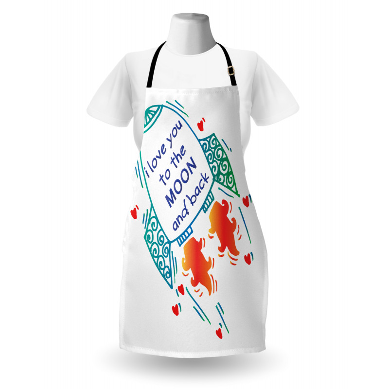 Rocket in Space Apron