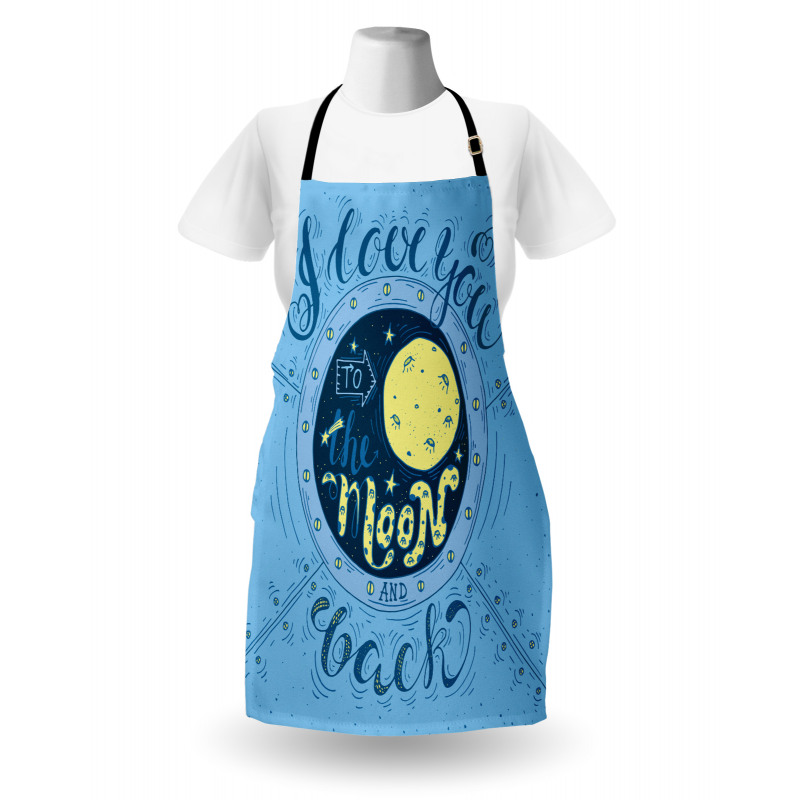 Astronomy Space Map Apron