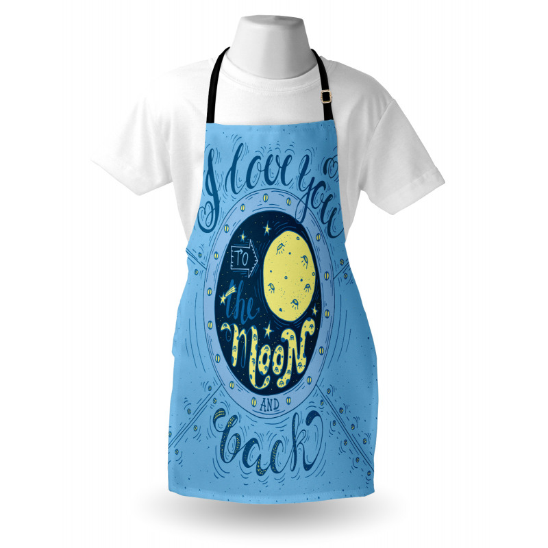 Astronomy Space Map Apron