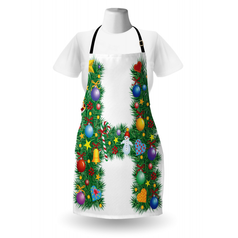 Uppercase Letter Tree Apron