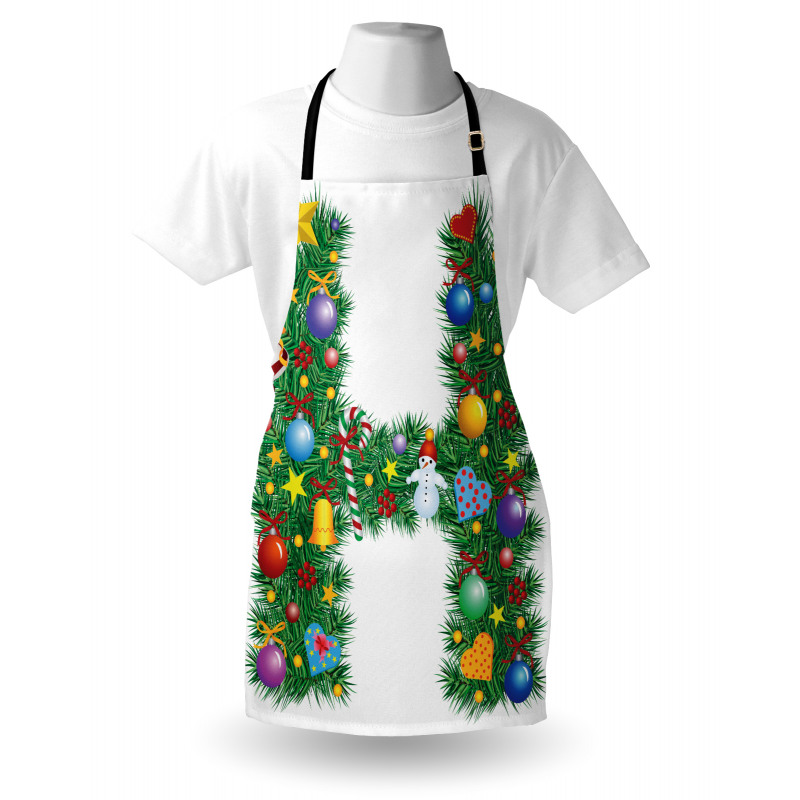 Uppercase Letter Tree Apron