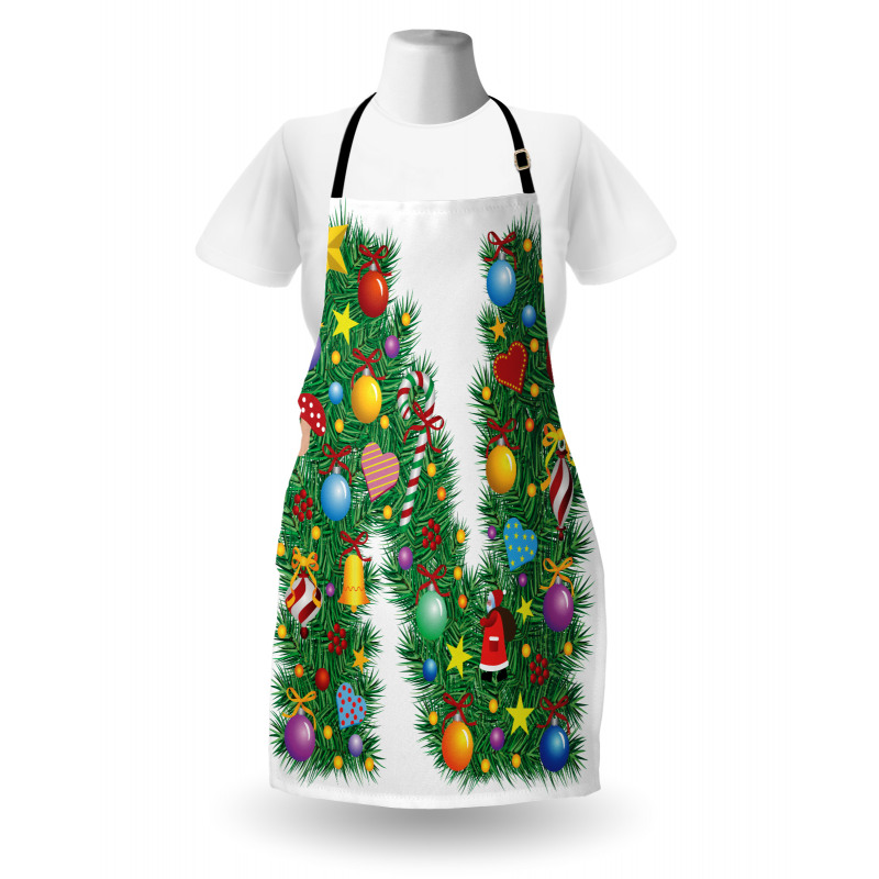 Capital N Pine Leaves Apron