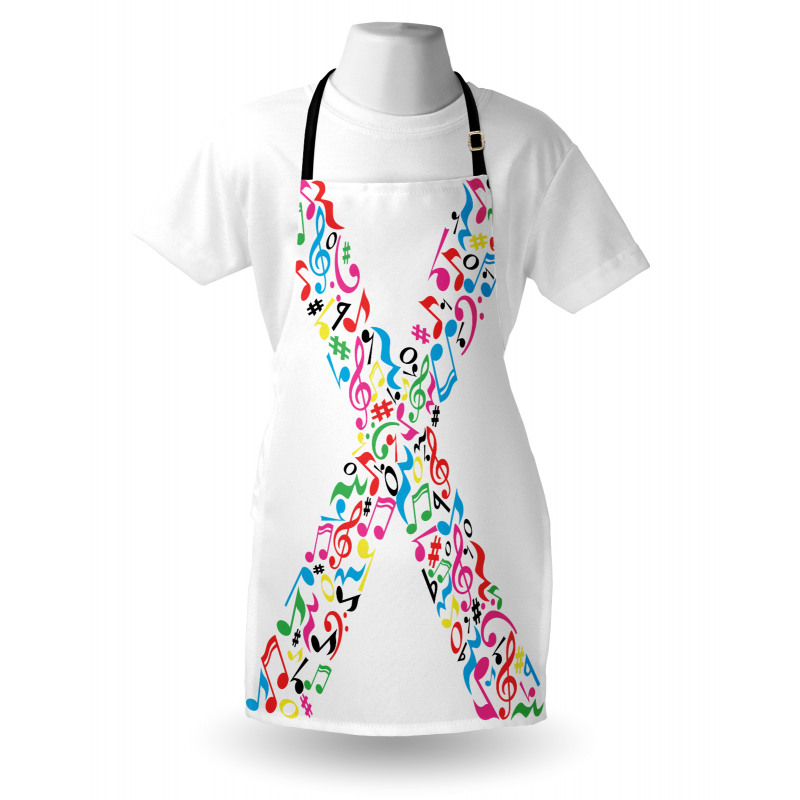 Vibrant ABC Musical X Apron