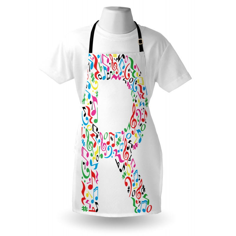 Cool and Musical Font Apron
