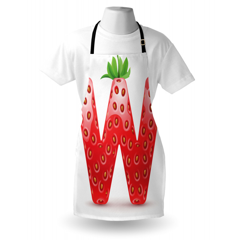 Capital W Strawberry Apron