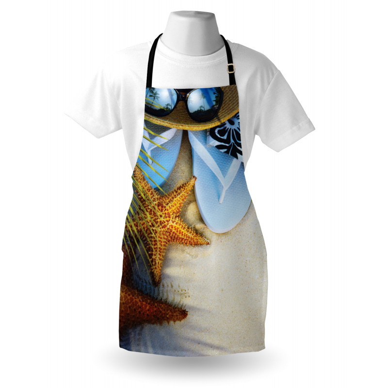 Tropical Beach Seashell Apron