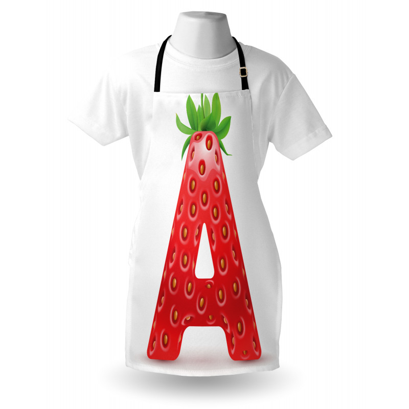 Fun Strawberry Theme Apron