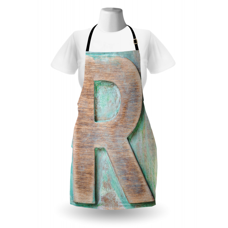 Alphabet Letterpress R Apron