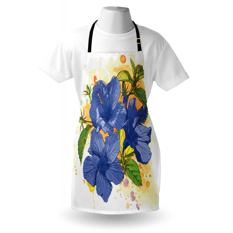 Hibiscus Exotic Art Apron