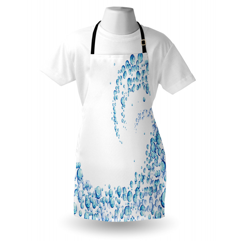 Water Droplets Bubbles Apron