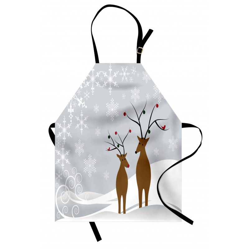 Reindeers Noel Apron