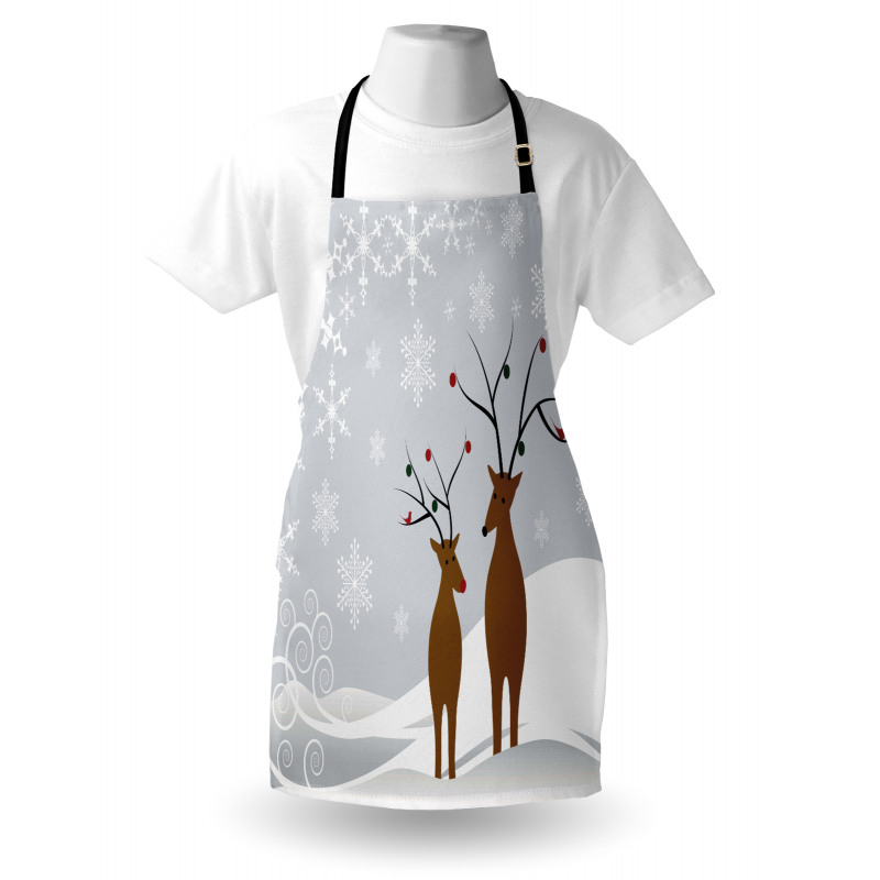 Reindeers Noel Apron