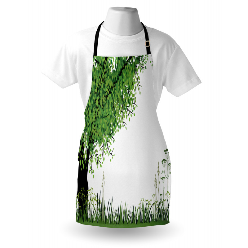 Tree Grass Summer Apron