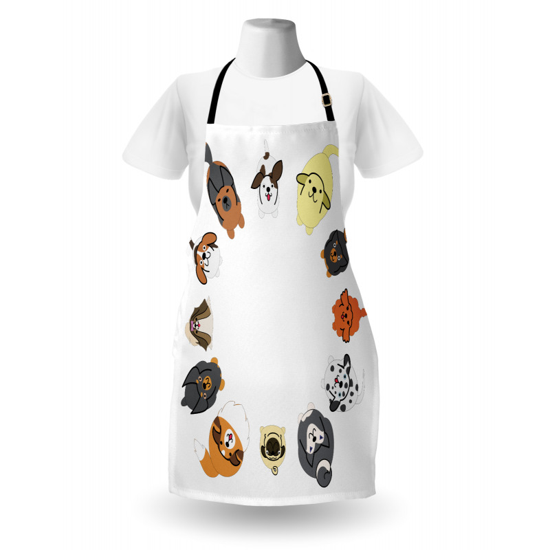 Various Cartoon Dog Design Apron