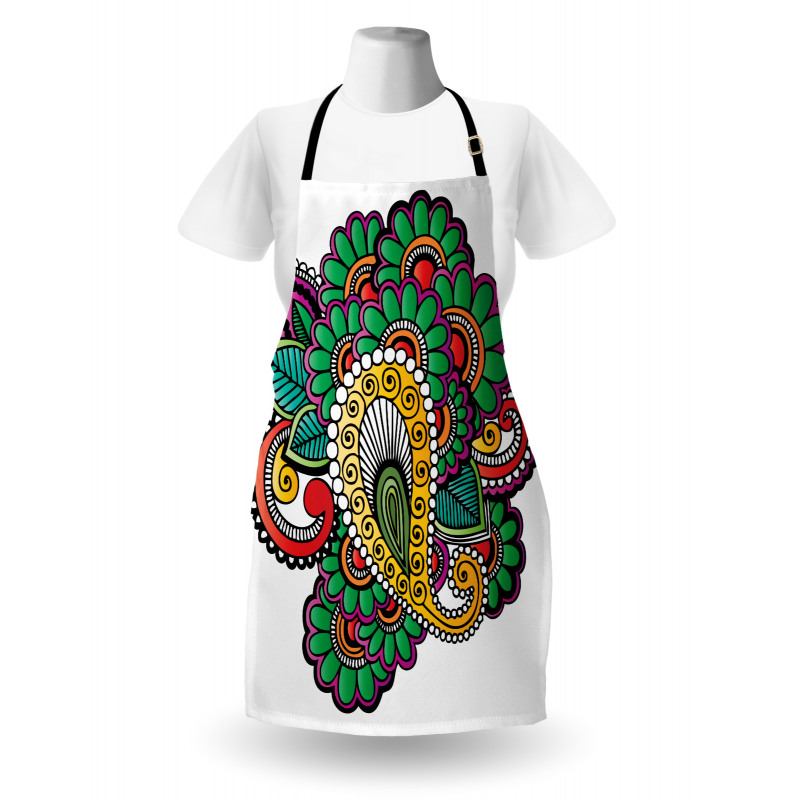 Vivid Colored Pattern Art Apron