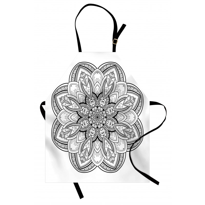 Monochrome Shape Design Apron