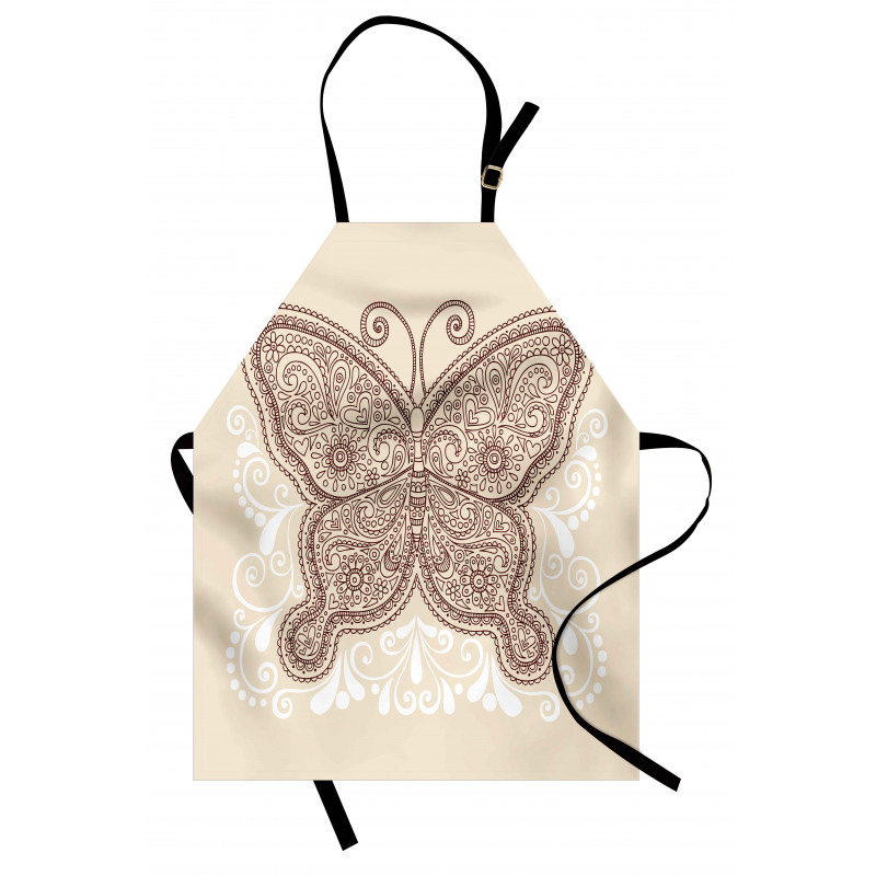 Ornament Abstract Butterfly Apron